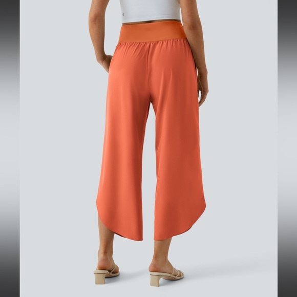 Breezeful™ High Waisted Crossover Side Pocket
Split Quick Dry Resort Pants​ - Picture 2 of 7